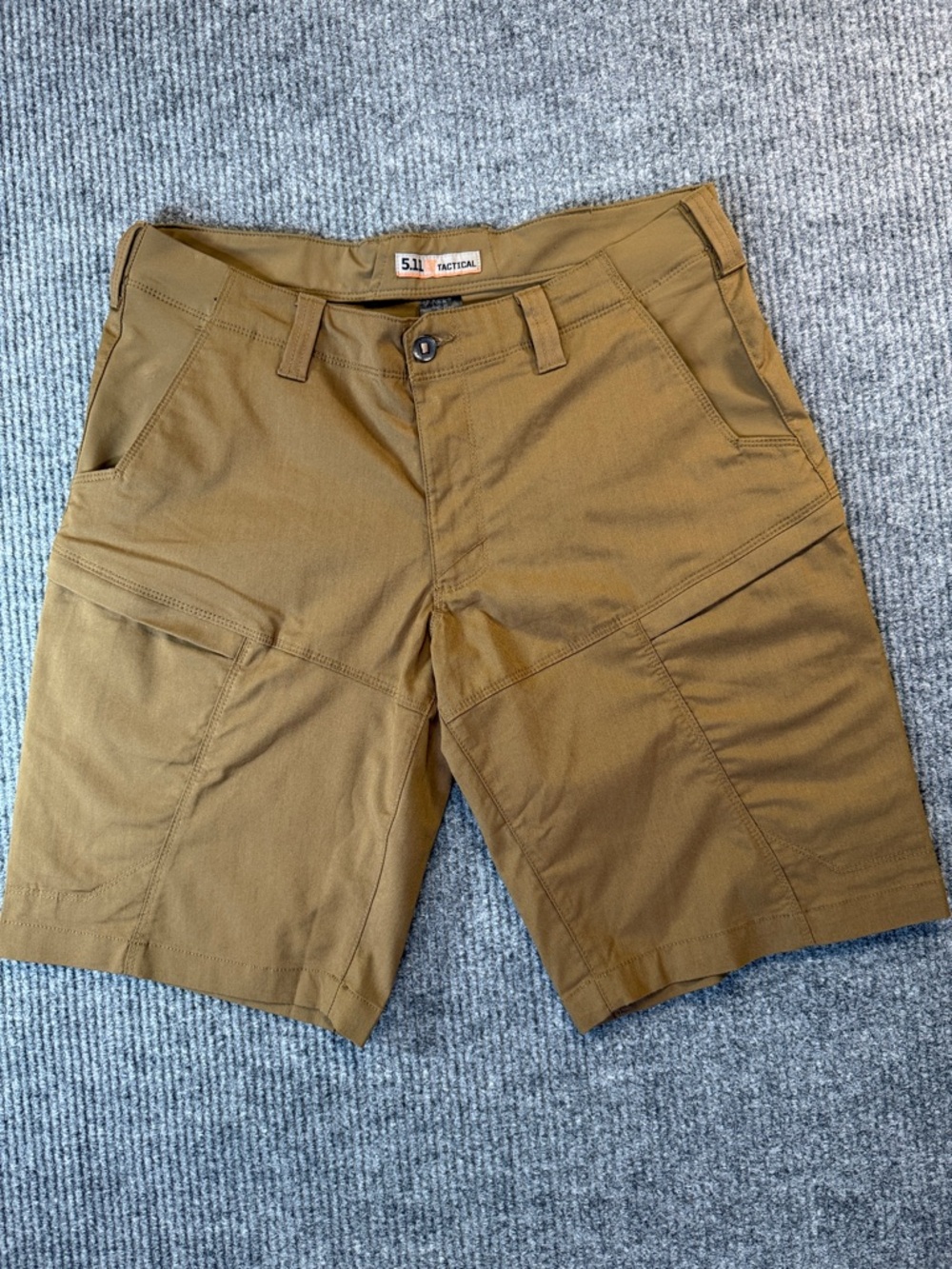 5.11 Apex Men's Tactical Battle Brown 10 Pockets Cargo Shorts 36 Waist - Picture 14 of 14